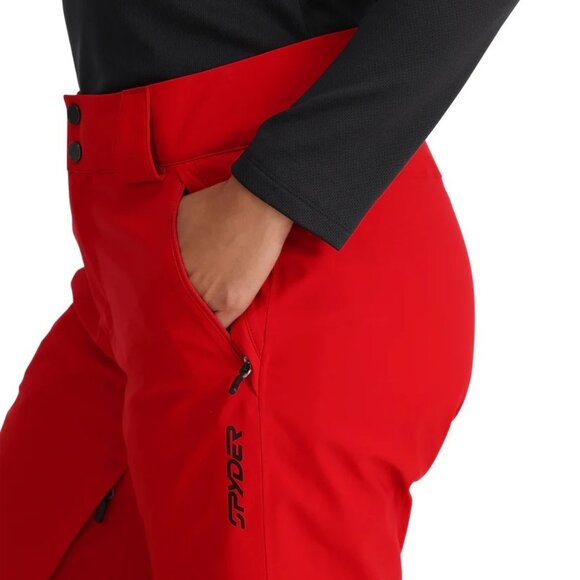 NWT SPYDER GORE-TEX Hone Shell Pants S Red GTX Snow Pant Stretch NEW - Picture 4 of 10